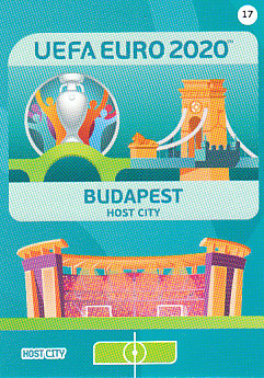Budapest Hungary Panini UEFA EURO 2020 CORE - Host City #017